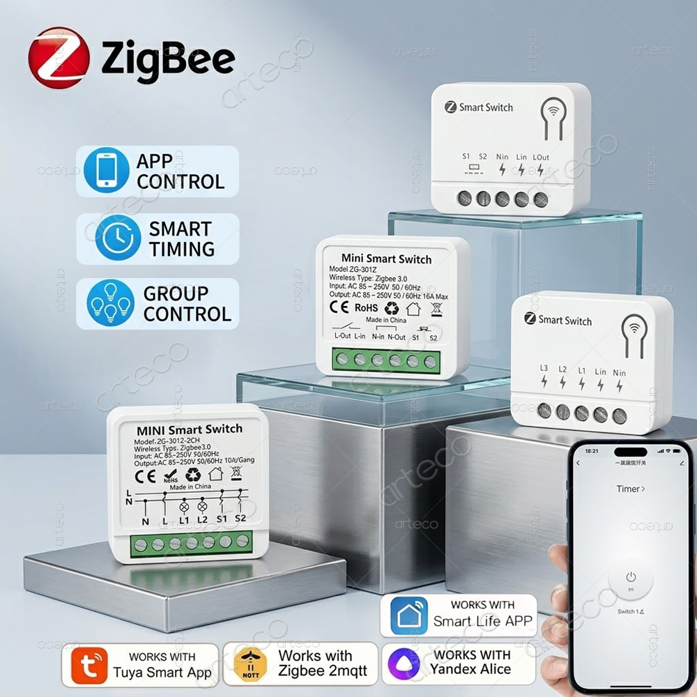 Smart Home Automation Diy - Tuya Zigbee ミニ DIY スマート スイッチ