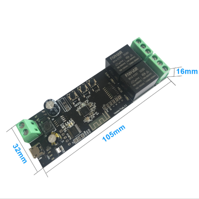 コネクテッドホーム用2ch Tuyaリモコン,Wi-Fi,D - Smart Home Automation Diy のレビューと価格