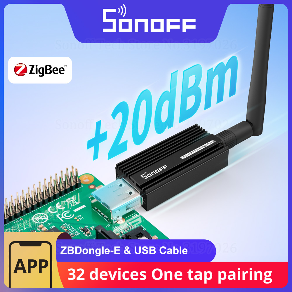 SONOFF ZBDongle-E USB ドングル プラス - Zigbee Coordinator Stick のレビューと価格